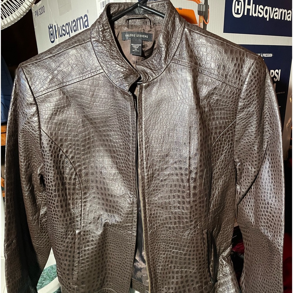 Valerie Steven’s 100% Leather jacket